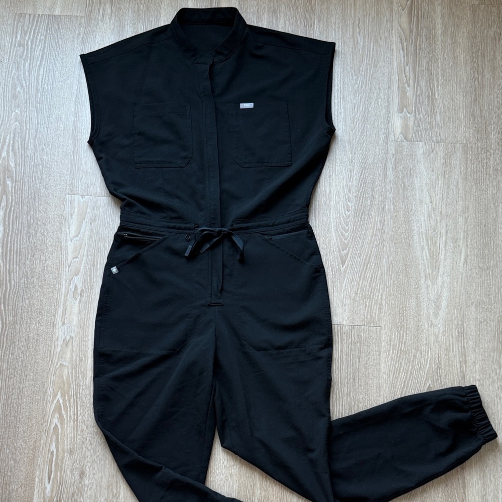Figs Black Jumpsuit